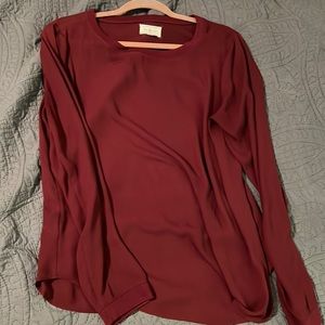 Maroon blouse
